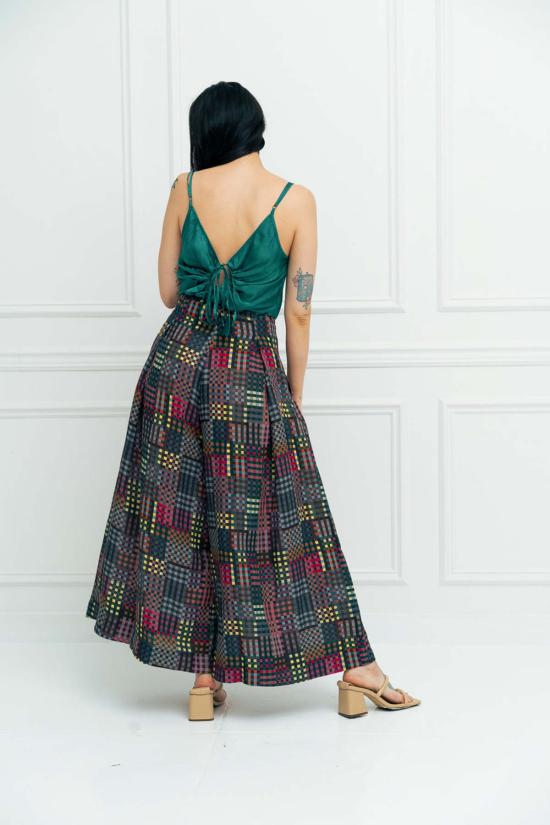  RUJUTA SHETH 스트레이트 팬츠 루주타 셰스 프리다 팬츠 나이트 루빅스 프린트 - OTHER BRANDS