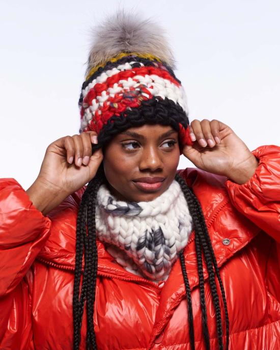  Mischa Lampert 머플러/스카프 미샤 램퍼트 라이트 플로럴 스몰 스누드 - OTHER BRANDS