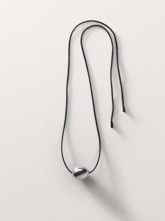  아니카 이네즈 목걸이/팬던트 라지 엘립스 네크리스 실버 - ANNIKA INEZ