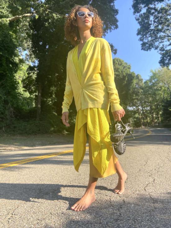  Yesaet 블라우스 예사엣 암살레 드레이프 탑 - OTHER BRANDS