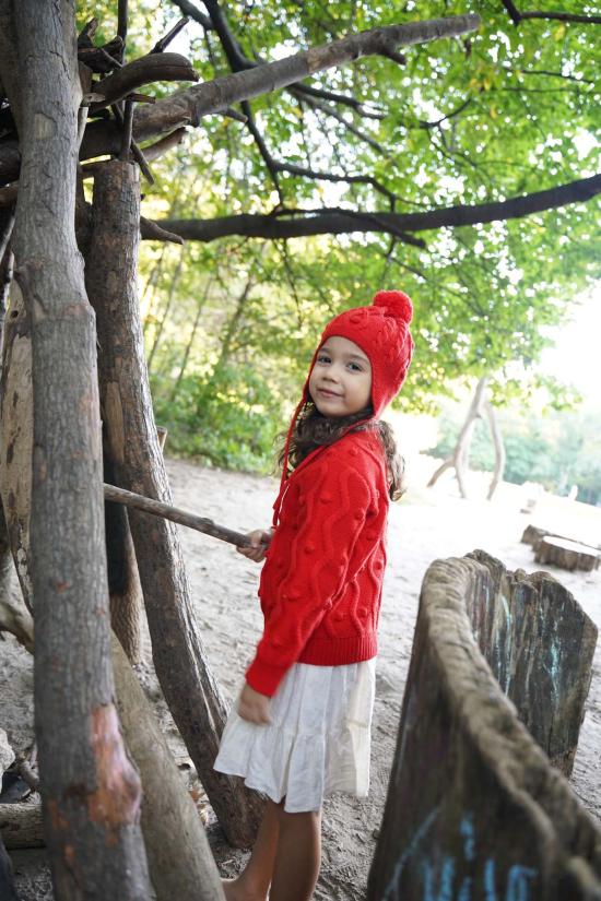  지지 니트웨어 가디건 Gigi 니트웨어 버블 카디건 미니 - GIGI KNITWEAR