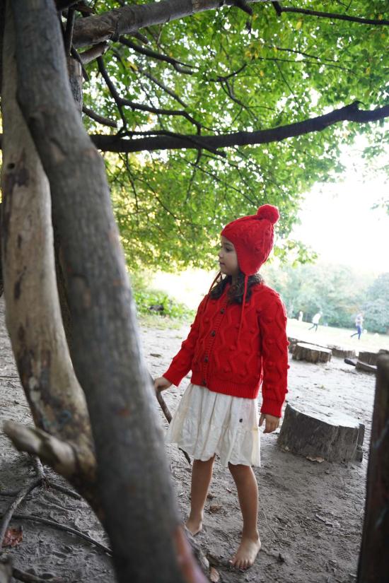  지지 니트웨어 가디건 Gigi 니트웨어 버블 카디건 미니 - GIGI KNITWEAR