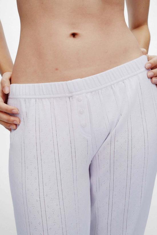  쿠쿠 인티메이트 스트레이트 팬츠 팬츠 바텀 팬츠 화이트 - COU COU INTIMATES