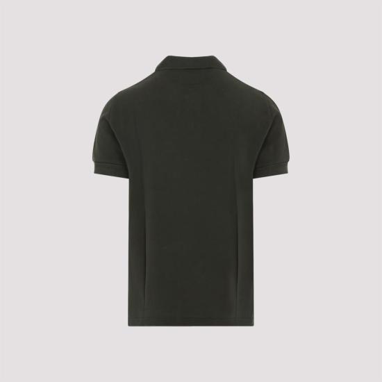  톰포드 폴로 티셔츠 톰 포드 라이오셀 폴로 갤 밀리터리 그린 - TOMFORD