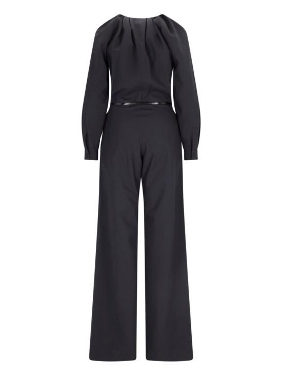  구찌 점프수트 원피스 벨트 디테일  블랙 - GUCCI