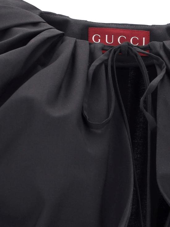  구찌 점프수트 원피스 벨트 디테일  블랙 - GUCCI