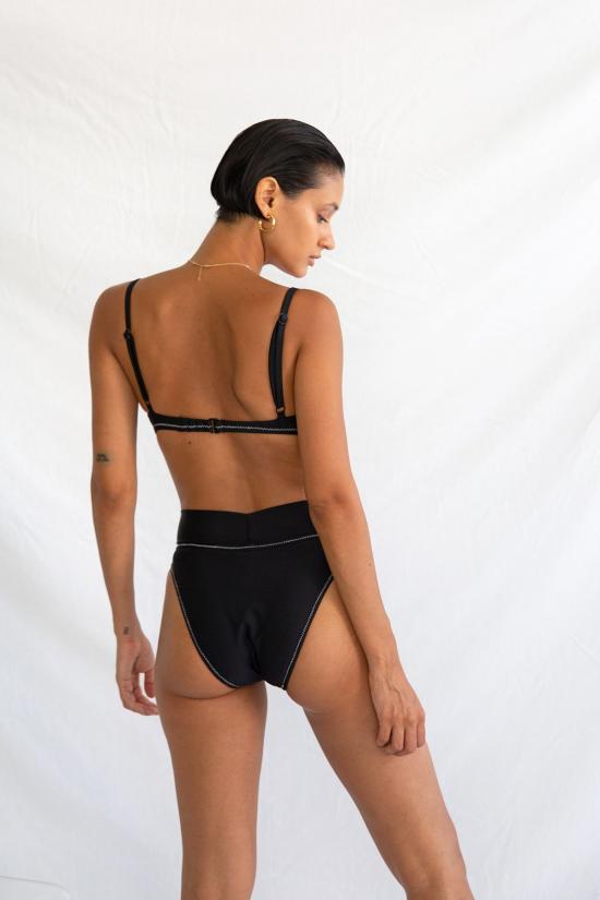  갈라마르 비키니 수영복 Galamaar Simone 레트로 탑 느와르 지그 - GALAMAAR