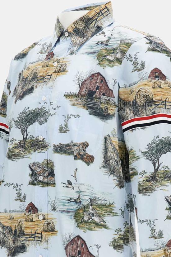  톰브라운 긴팔 셔츠 - THOM BROWNE