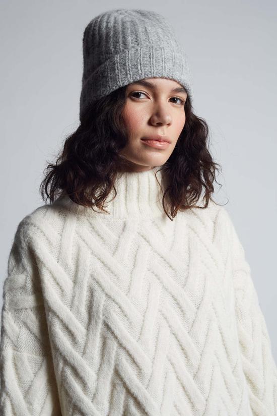  일레븐 식스 모자 니트 소피아 햇 페일 그레이 멜란지
