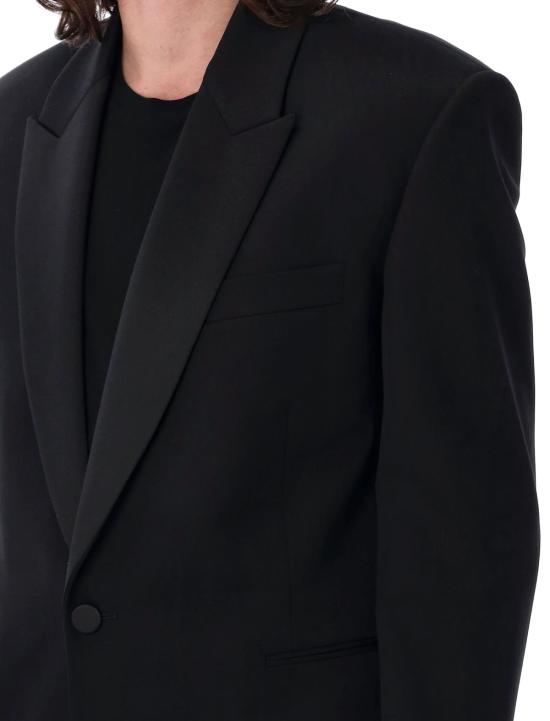  생로랑 자켓 턱시도 재킷 블랙 - SAINT LAURENT