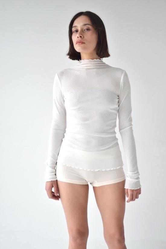  SMUCKY 터틀넥 스머키 테이 탑 화이트 - OTHER BRANDS