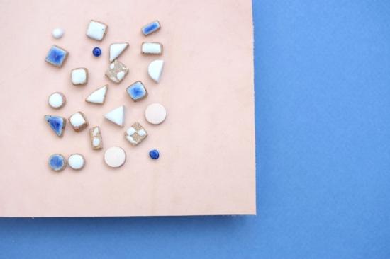  주주메이드 이어링 스퀘어  블루 - JUJUMADE