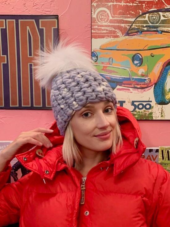  미샤램퍼트 모자 미샤 램퍼트 스노우 비니 폼스터 + Arctic Xl Pom - MISCHA LAMPERT