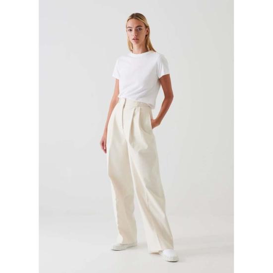  Patrick Assaraf 반팔 티셔츠 패트릭 아사라프 SS 아이코닉 피티드 크루 티셔츠 화이트 - PATRICK ASSARAF