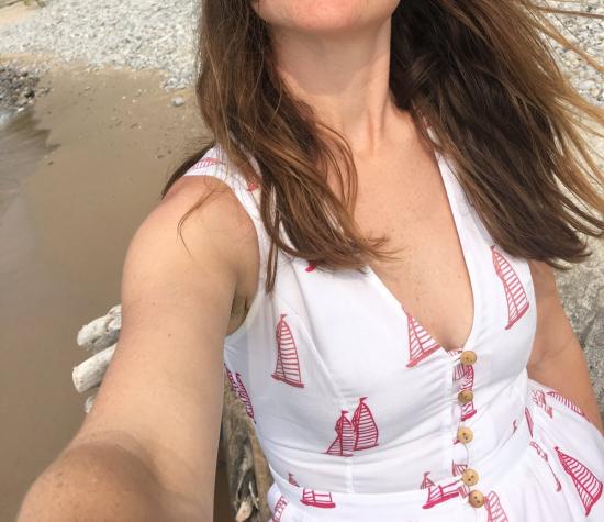  릴라노 롱 원피스 리라나우 러핑 드레스 - LEELANAU