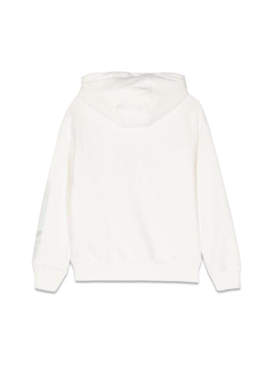  [키즈] 씨피 컴퍼니 풀오버 키즈 C.P. 회사 그래픽 로고 후드티 (흰색) - C.P. COMPANY