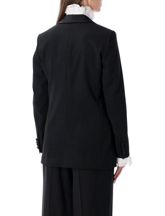  랄프 로렌 수트 자켓 서튼 슬림 그레인 드 푸드르 턱시도 재킷 블랙 - RALPH LAUREN