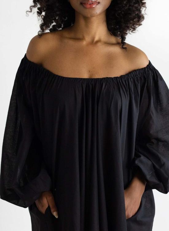  메그 롱 원피스 잇 드레스 2.0 블랙 - MEG