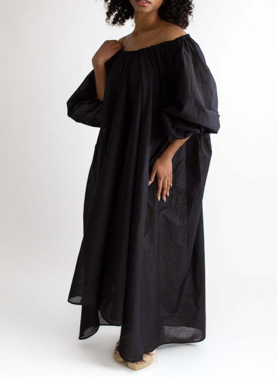  메그 롱 원피스 잇 드레스 2.0 블랙 - MEG