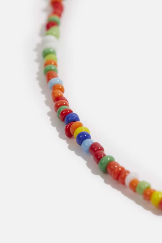  핸섬 목걸이/팬던트 핸드즘 컬러 비즈 목걸이 멀티 - HNDSM