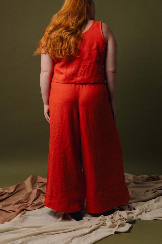  Pamut Apparel USA 스트레이트 팬츠 Pamut Apparel Usa Adrian 랩 팬츠 - OTHER BRANDS