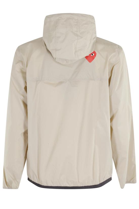  꼼데가르송 자켓 Comme Des Garçons 플레이 하프 지퍼 재킷 - COMME DES GARCONS