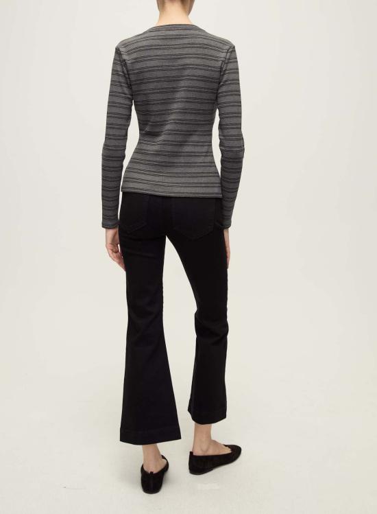  베로니카비어드 데님 팬츠 베로니카 비어드 카슨 H/R 앵클 플레어 진 오닉스 - VERONICA BEARD