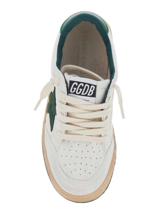  [키즈] 골든구스 스니커즈 골든 구스 볼스타 로우탑 스니커즈 (어린이용, 흰색) - GOLDEN GOOSE