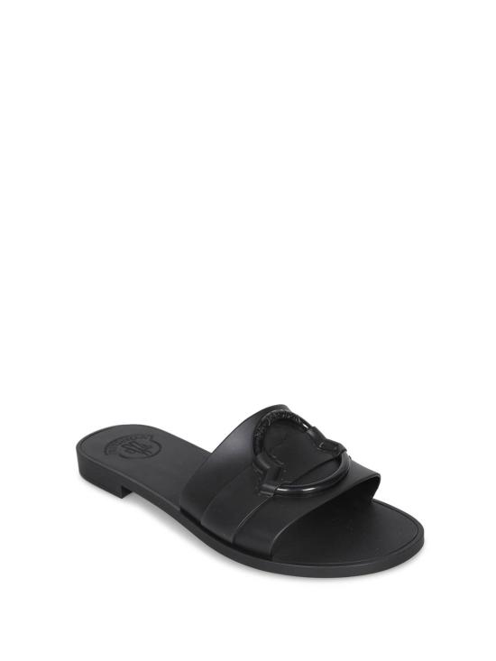  몽클레어 뮬/슬리퍼 몽클레르 슬라이드 블랙 - MONCLER