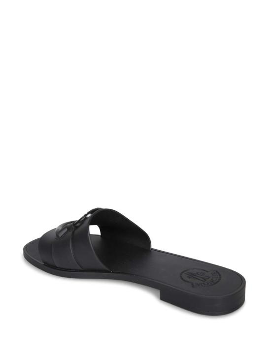  몽클레어 뮬/슬리퍼 몽클레르 슬라이드 블랙 - MONCLER