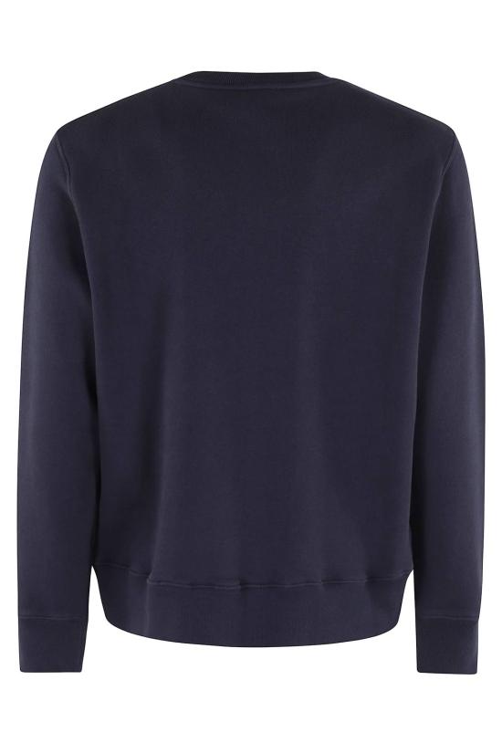  오트리 스웨터 크루넥  (앞면에 로고 자수) JB 저지 블루 - AUTRY