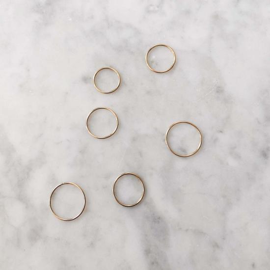  타린 토마스 반지 제이니 링 스털링 실버 / 14k 옐로우 골드 필드 - TARIN THOMAS