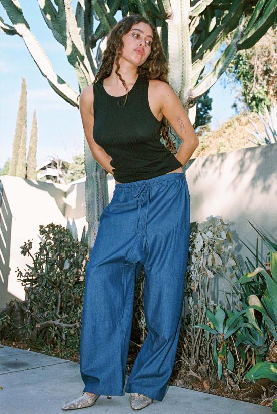  질 로드리게즈 민소매 티셔츠 길 로드리게즈 베리에이티드 립 유니섹스 탱크탑 - GIL RODRIGUEZ