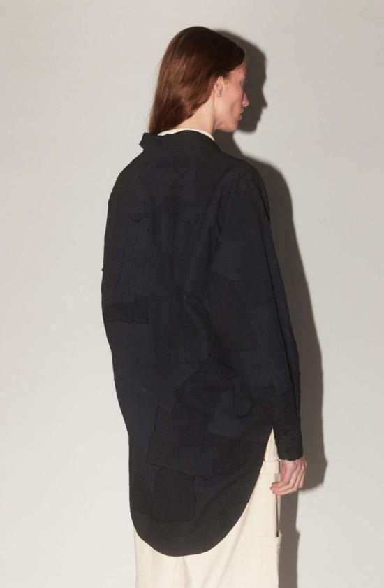  일레븐 일레븐 자켓 11.11  패치워크 셔츠 재킷 - 11.11 ELEVEN ELEVEN