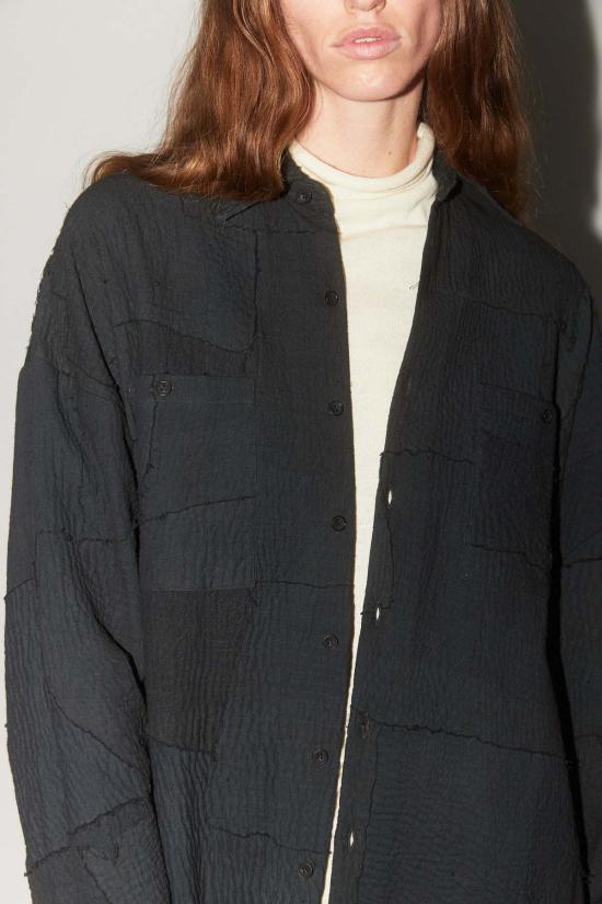  일레븐 일레븐 자켓 11.11  패치워크 셔츠 재킷 - 11.11 ELEVEN ELEVEN