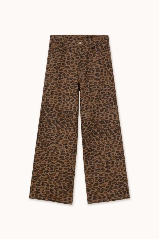  The Tiny Big Sister 데님 팬츠 타이니 빅 시스터 베르타 롱 진 애니멀 프린트 - OTHER BRANDS