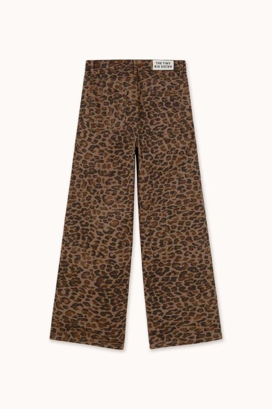  The Tiny Big Sister 데님 팬츠 타이니 빅 시스터 베르타 롱 진 애니멀 프린트 - OTHER BRANDS