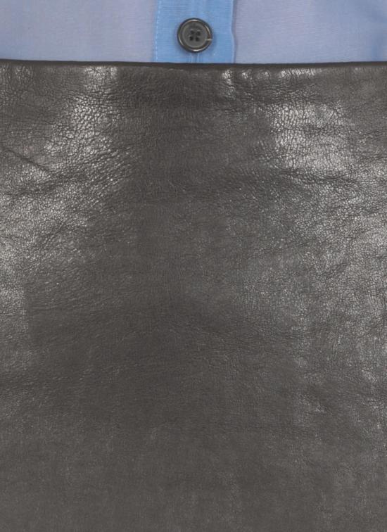  케이트 스커트 카이트 제트 가죽  블랙 - KHAITE