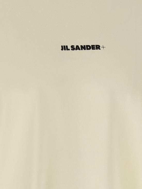  질샌더 반팔 티셔츠 질 샌더 액티브웨어 티셔츠 베이지 - JIL SANDER