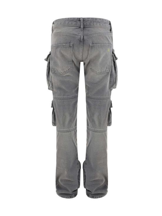  디 아티코 스트레이트 팬츠 Attico Essie 카고  그레이 - THE ATTICO