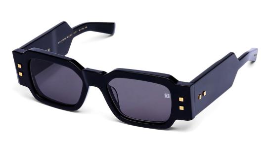  발망 안경 올리비에 3세 선글라스 블랙/18K 골드 - BALMAIN