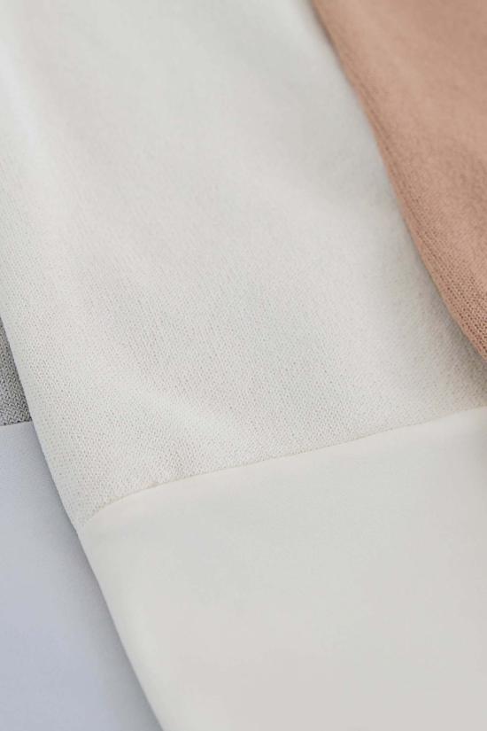  산티클레르 바디수트 티셔츠 산티클러 미라 터틀넥 비스코스 바디수트 크림 - SANTICLER