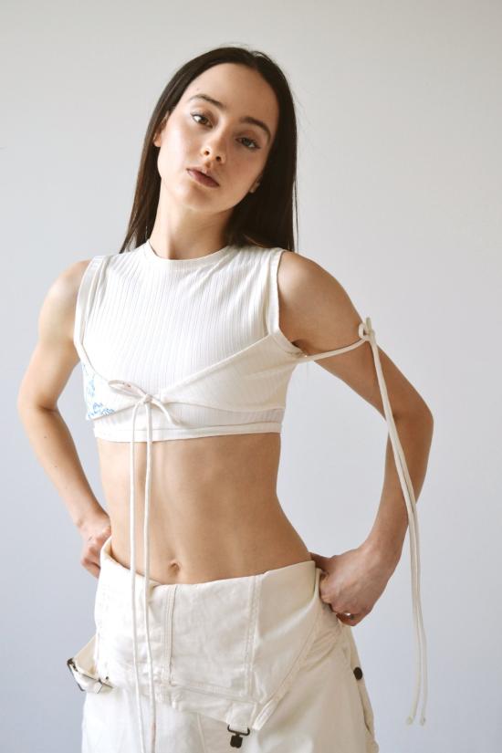  스머키 민소매 티셔츠 알바 탱크 - SMUCKY