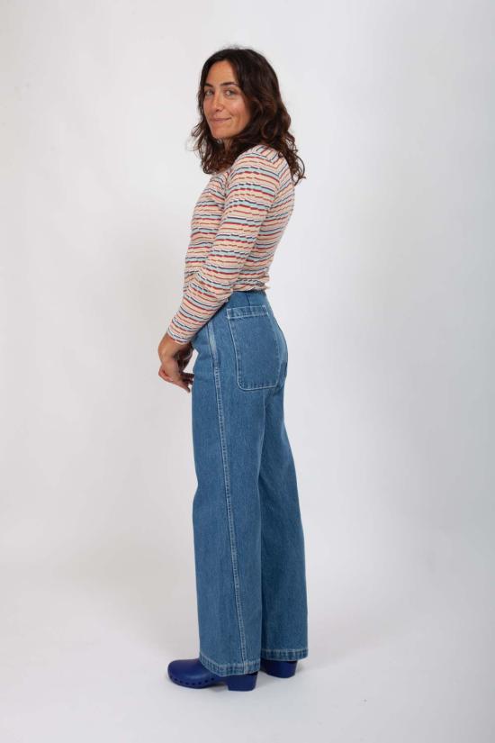  그래블 앤 골드 데님 팬츠 자갈 및 금 채취 바지 유바 - GRAVEL & GOLD