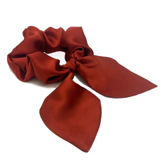  Krystell Barraza 모자 시에나 실크 보우 스카프