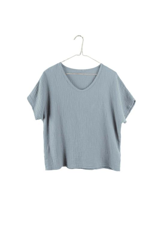  It Is Well L.A. 반팔 티셔츠 잇이즈웰 L.A. 오가닉 반팔 거즈 탑 - OTHER BRANDS