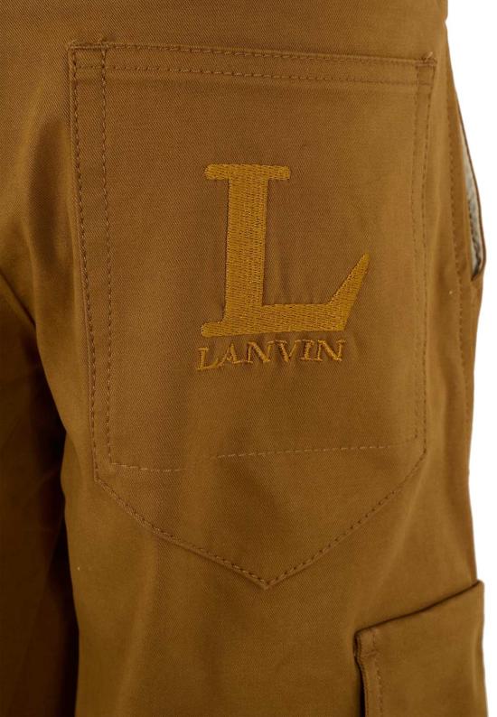  [키즈] 랑방 트레이닝/조거 팬츠 아동용 갈색 바지 - LANVIN