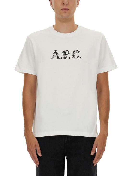  아페쎄 탑 A.P.C. 휴고 티셔츠 화이트
