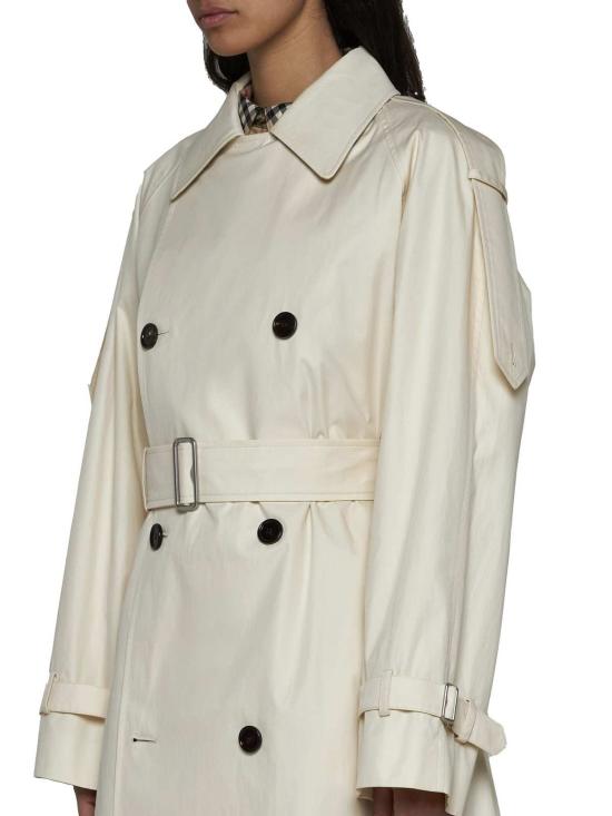  버버리 트렌치 코트 롱 트렌치 개버딘  캘리코 - BURBERRY