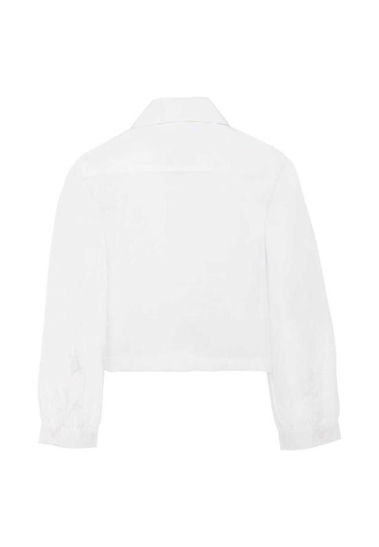  [키즈] 마르니 트레이닝 상의 아동용 로고 화이트 셔츠 - MARNI